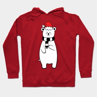 Christmas polar bear Hoodie